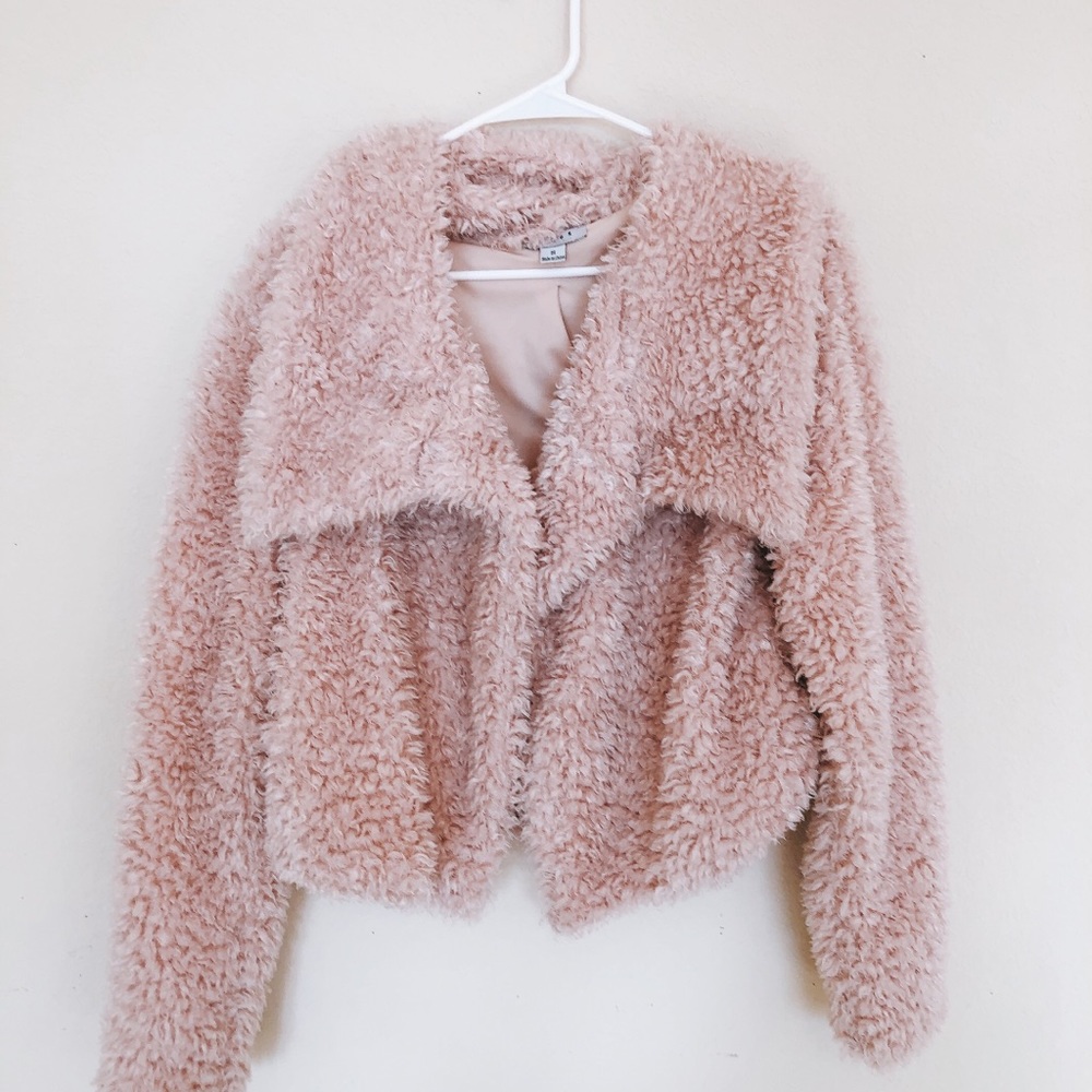 Light pink Sherpa Jacket